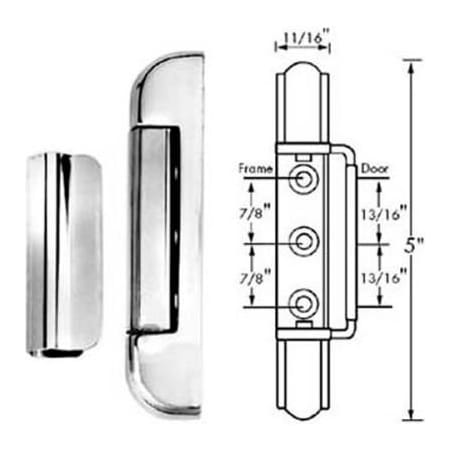 Allpoints Allpoints 1231041 Kason 10212000008 Hinge, Edgemount For Kason 1231041